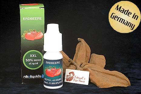 Niko Liquids E-Shisha "Gr�n" Erdbeere 15ml